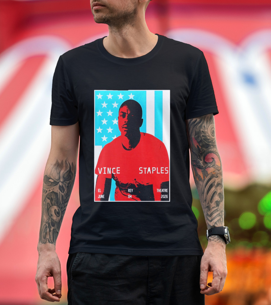 Vince Staples El Rey Theatre Los Angeles June 4 2026 T-Shirt