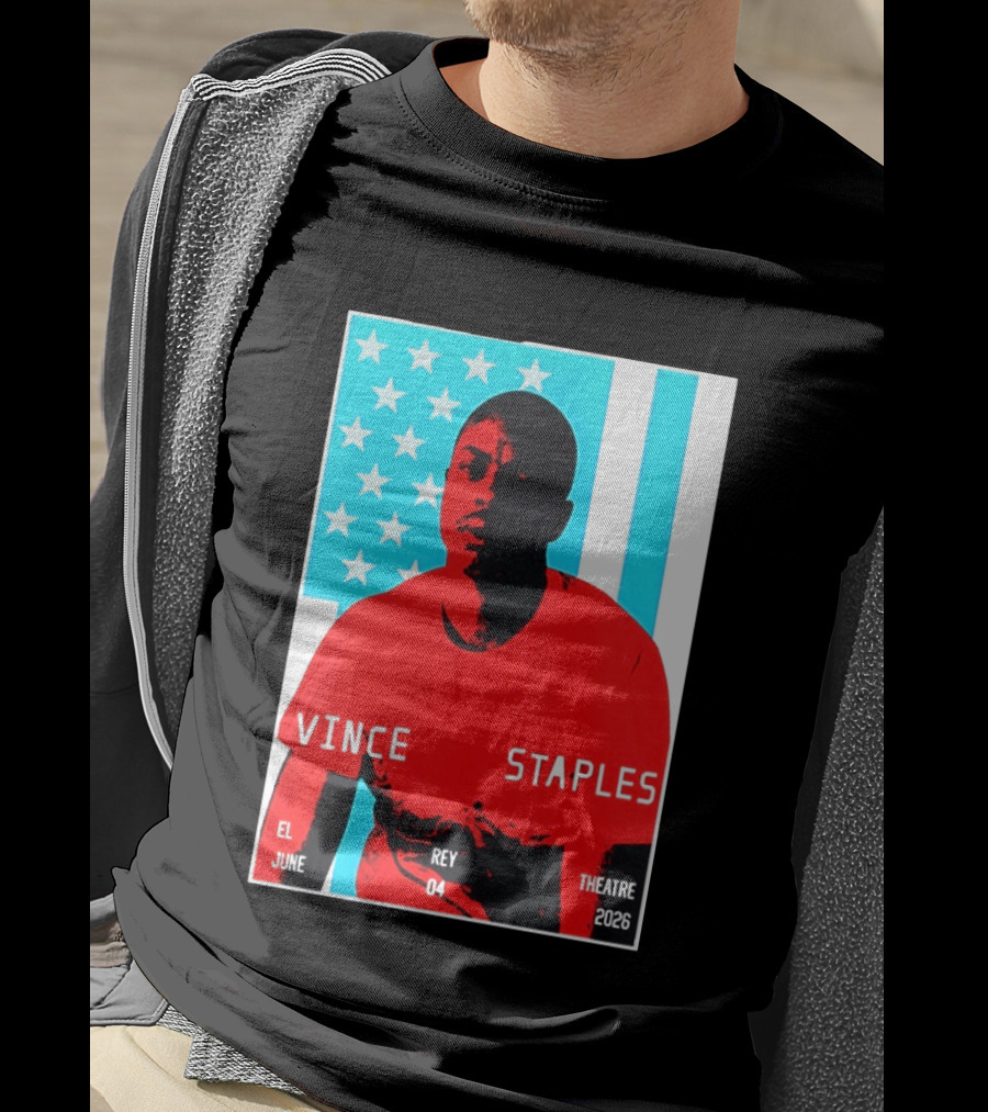 Vince Staples El Rey Theatre Los Angeles June 4 2026 T-Shirt