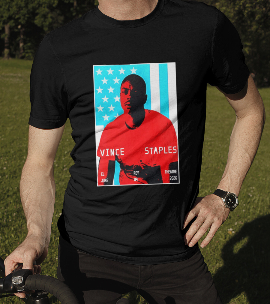 Vince Staples El Rey Theatre Los Angeles June 4 2026 T-Shirt