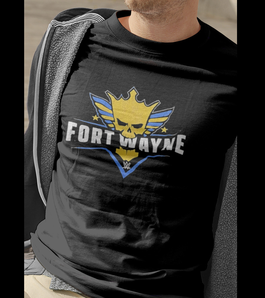 Fort Wayne WWE Skull King Wings T-Shirt