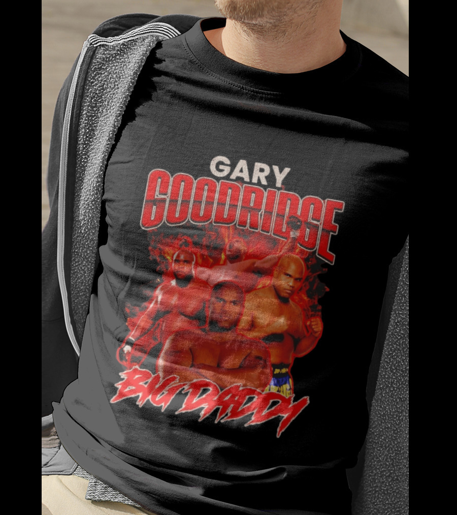 Gary Goodridge Big Daddy Red Flames Bootleg Rap T-Shirt