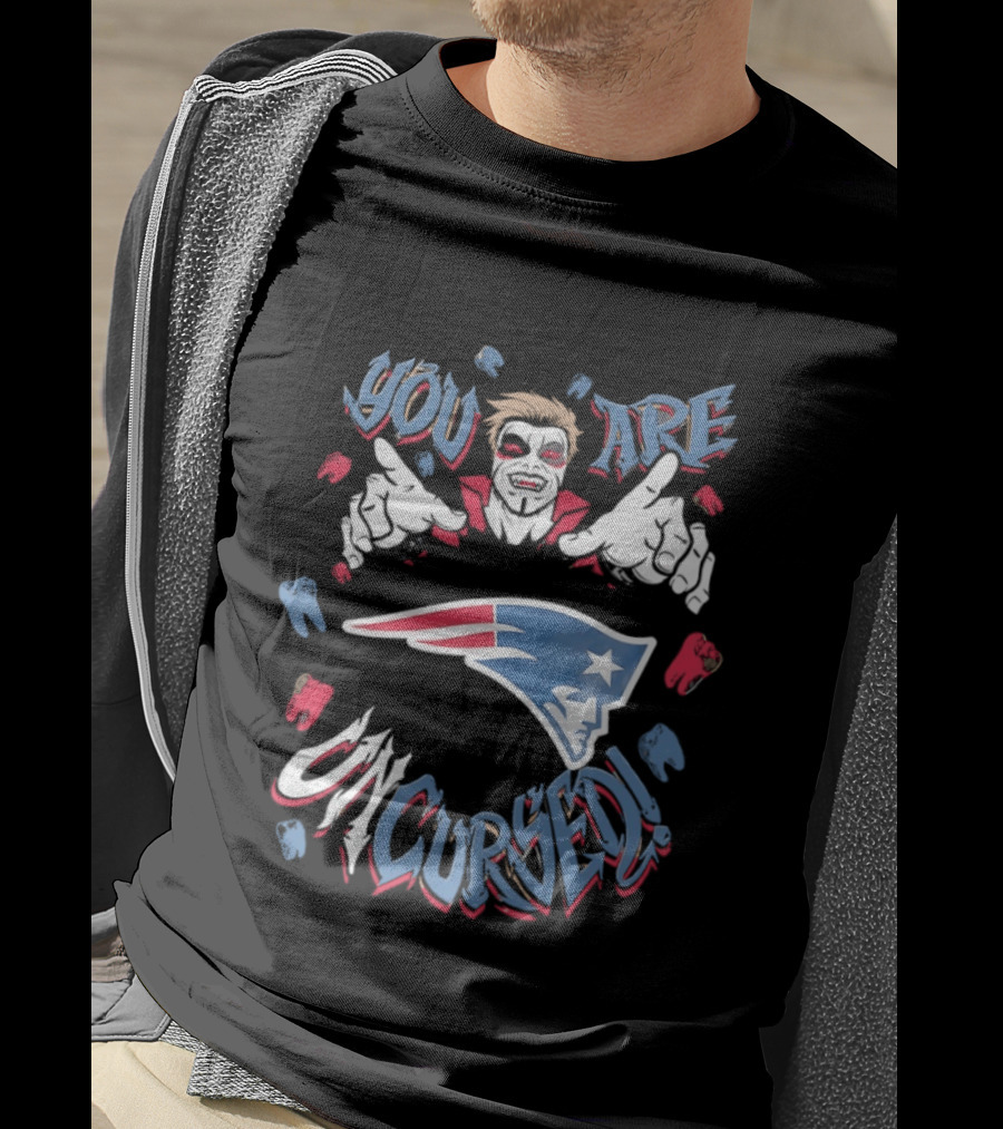 WWE Danhausen New England Patriots You Are Uncursed T-Shirt
