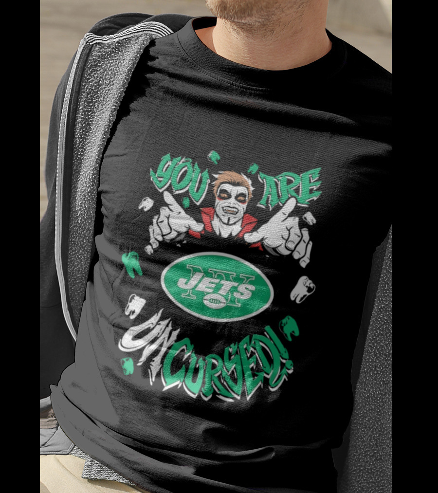 WWE You Are Uncursed Jets Danhausen X New York T-Shirt