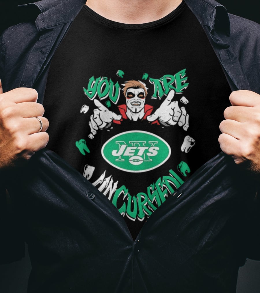 WWE You Are Uncursed Jets Danhausen X New York T-Shirt