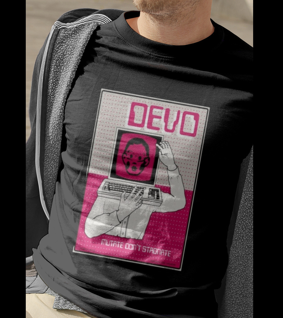 June 03 2026 Devo Concert Akron Civic Theatre Mutate Don't Stagnate T-Shirt