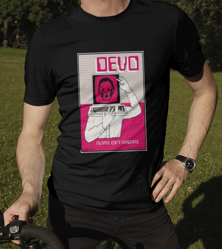 June 03 2026 Devo Concert Akron Civic Theatre Mutate Don't Stagnate T-Shirt