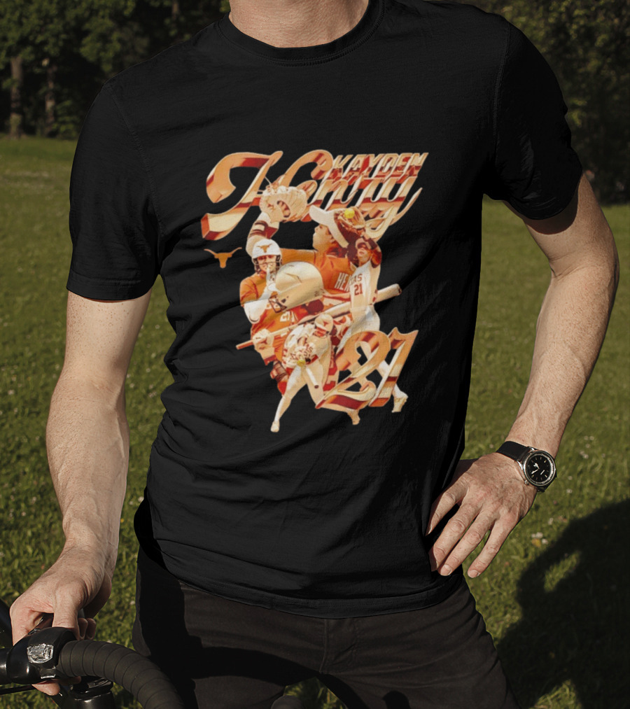 Kayden Henry Texas Longhorns 21 NCAA Softball 2026 T-Shirt