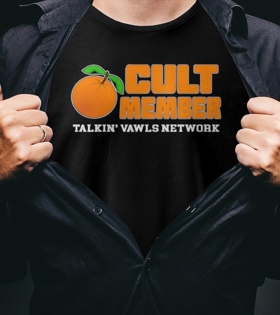 CULT MEMBER Talkin Vawls Network Orange T-Shirt