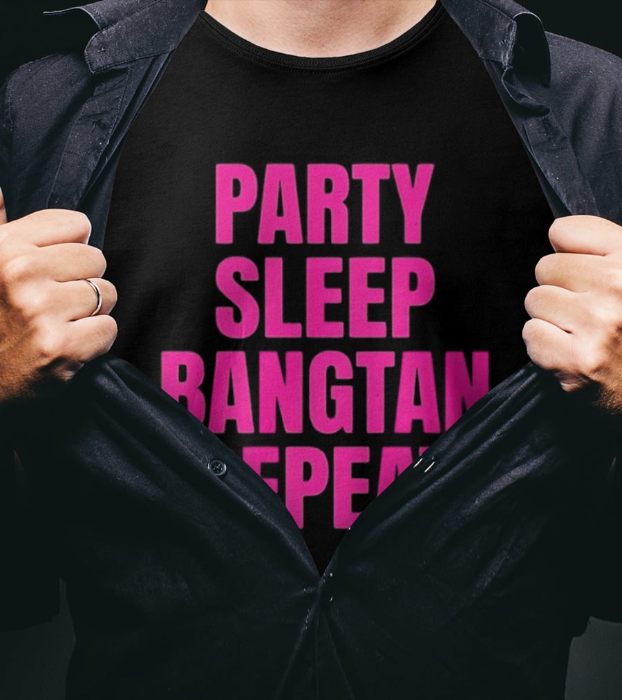 Party Sleep Bangtan Repeat BTS K Pop T-Shirt