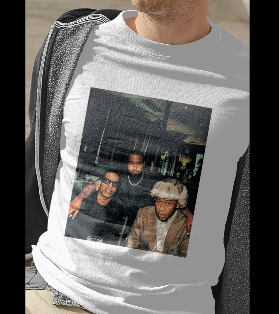 Kanye West Tyler The Creator A$AP Rocky Iconic Photo Collaboration T-Shirt