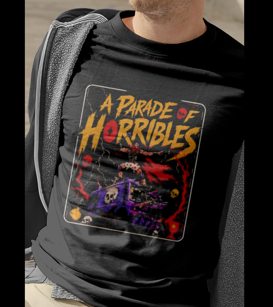 A Parade Of Horribles Warrior Skulls Fantasy Metal T-Shirt
