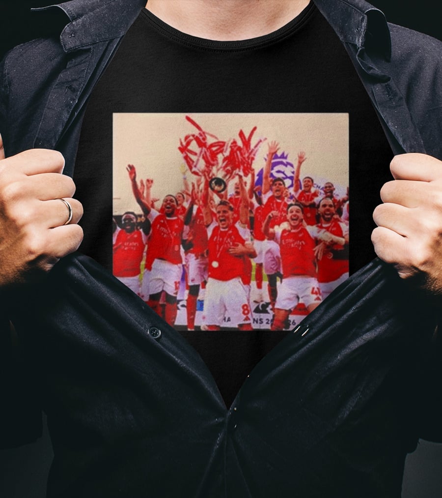 Champions Arsenal Premier League Triumph 2026 T-Shirt