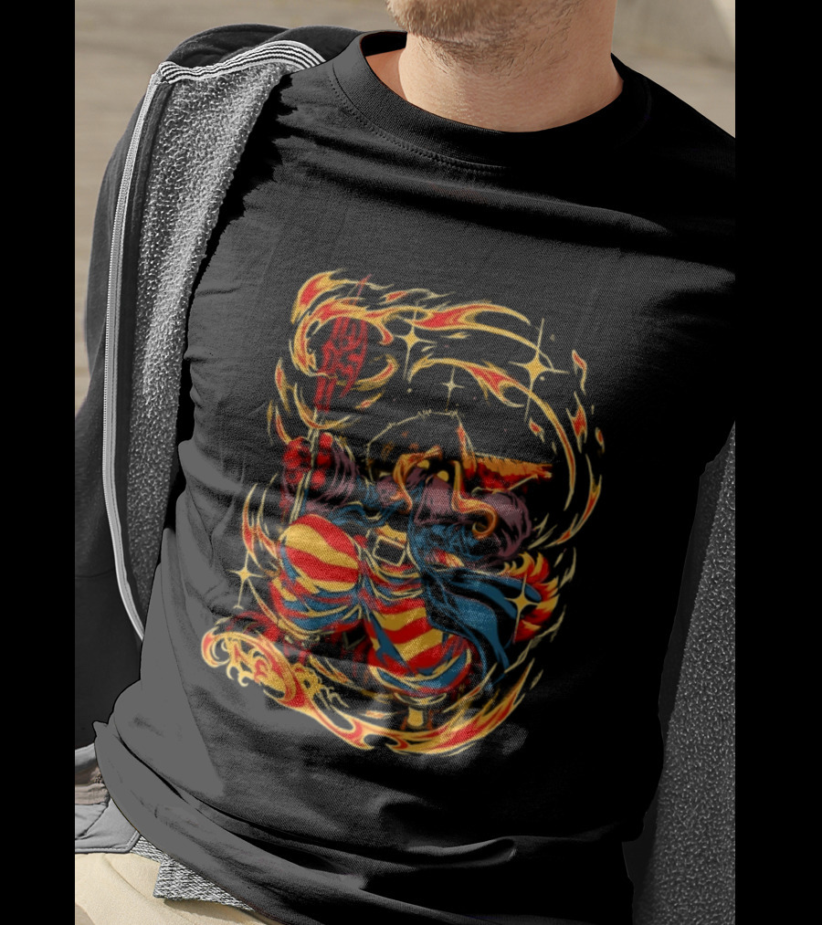 Black Mage Final Fantasy Tactics Fire Magic Power Blast T-Shirt