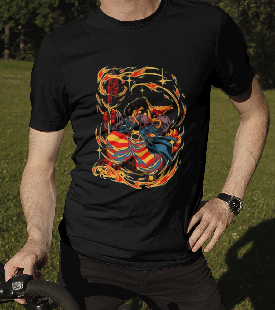 Black Mage Final Fantasy Tactics Fire Magic Power Blast T-Shirt