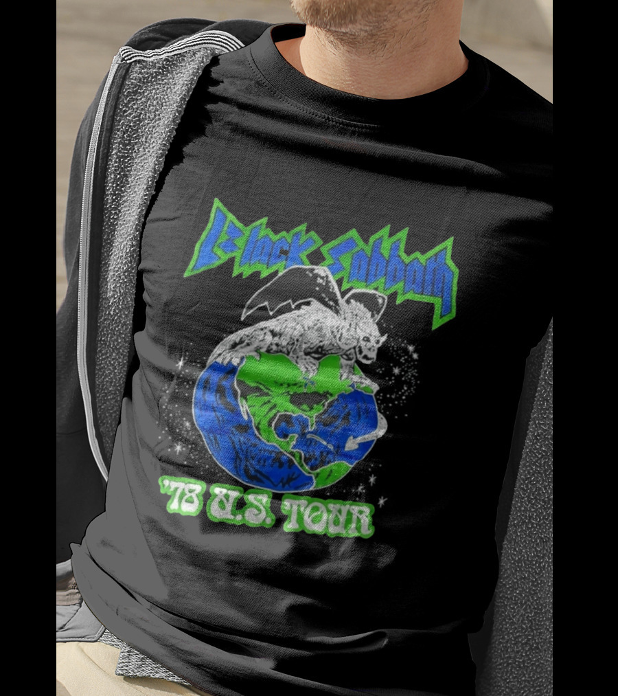 Black Sabbath 78 US Tour Winged Beast On Earth T-Shirt