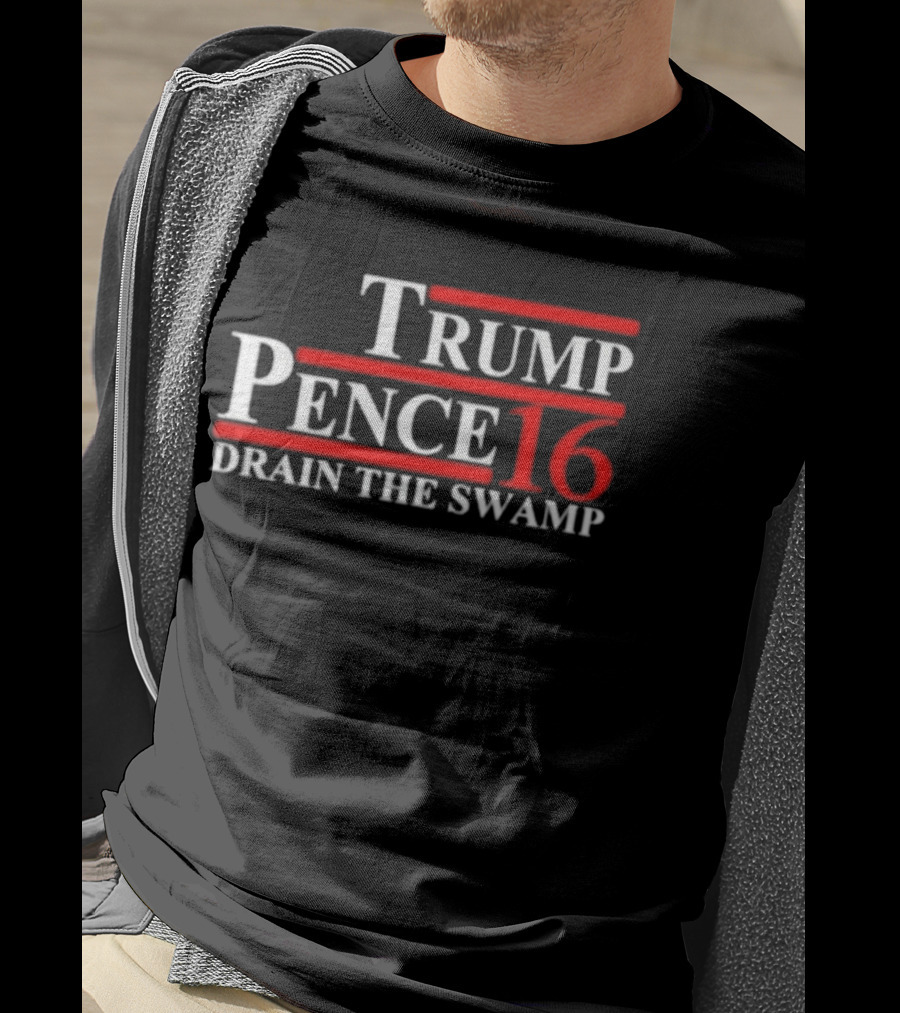 Trump Pence 16 Drain The Swamp T-Shirt