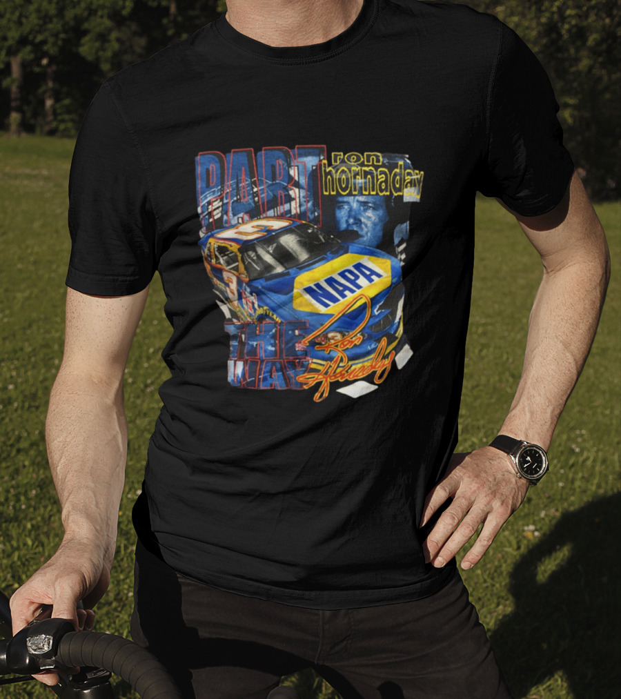 Rare 2000 NASCAR Ron Hornaday NAPA Part The Way Racing 3 T-Shirt