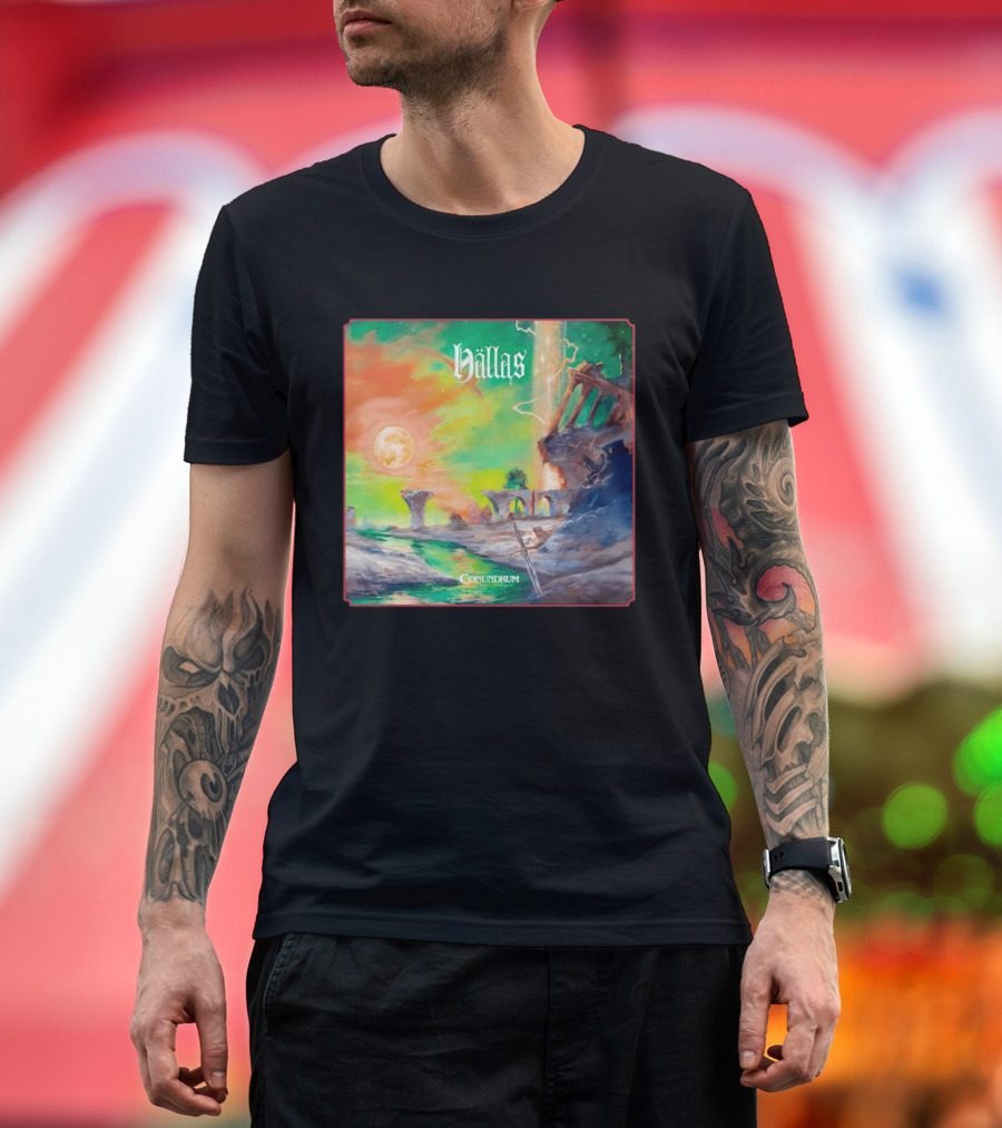 Hällas Conundrum Fantasy Moonscape Adventure T-Shirt