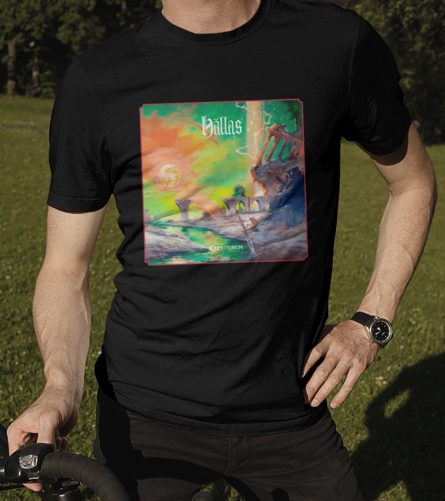 Hällas Conundrum Fantasy Moonscape Adventure T-Shirt