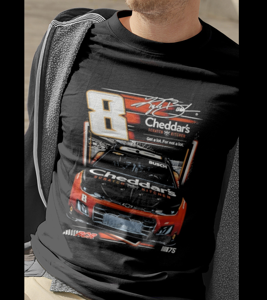 Kyle Busch 8 Cheddar's Scratch Kitchen NASCAR Get A Lot For Not A Lot RCR 75 T-Shirt