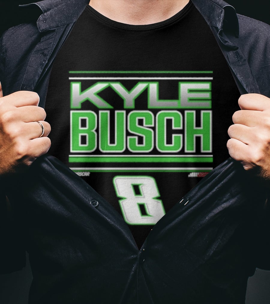 Kyle Busch Number 8 Racing Nascar T-Shirt