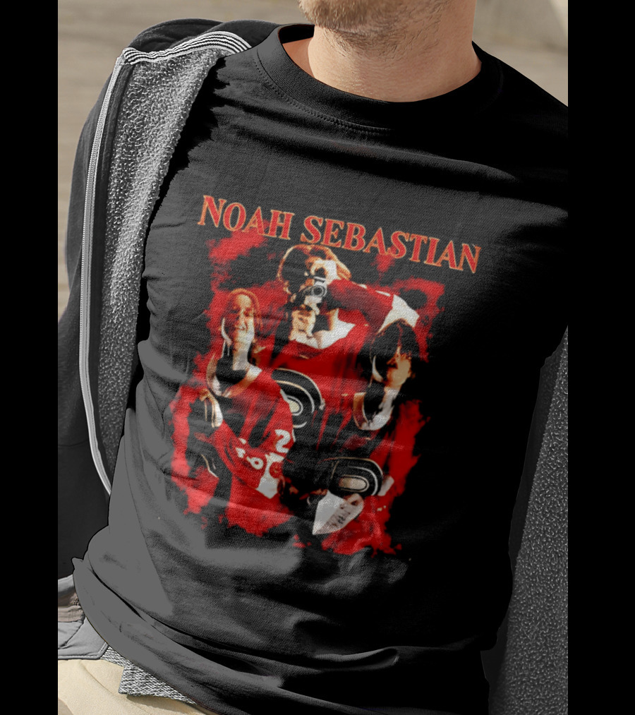 Noah Sebastian Collage Red Sports T-Shirt