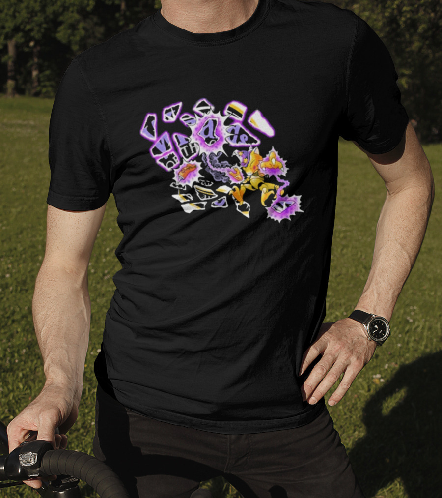 Wizards Of The Coast Pokémon Psychic Type Energy Symbol With Pikachu T-Shirt
