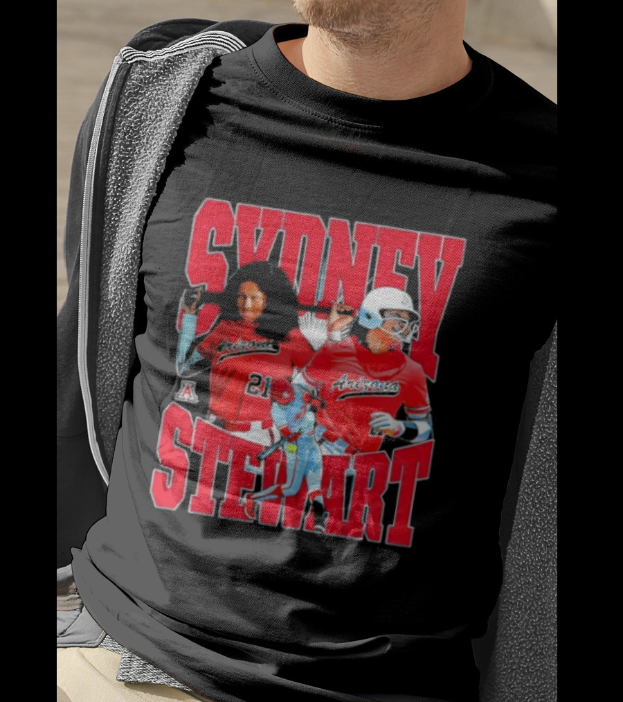 Sydney Stewart Arizona Wildcats NCAA Softball Team T-Shirt