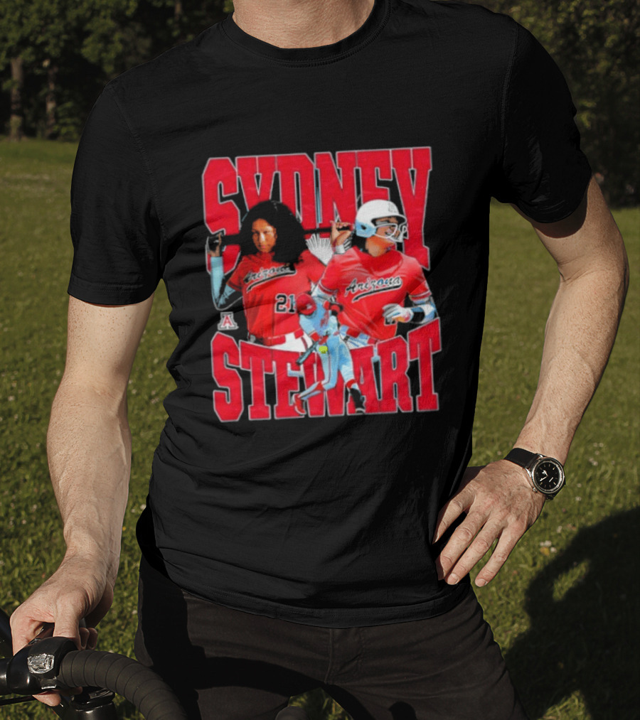Sydney Stewart Arizona Wildcats NCAA Softball Team T-Shirt