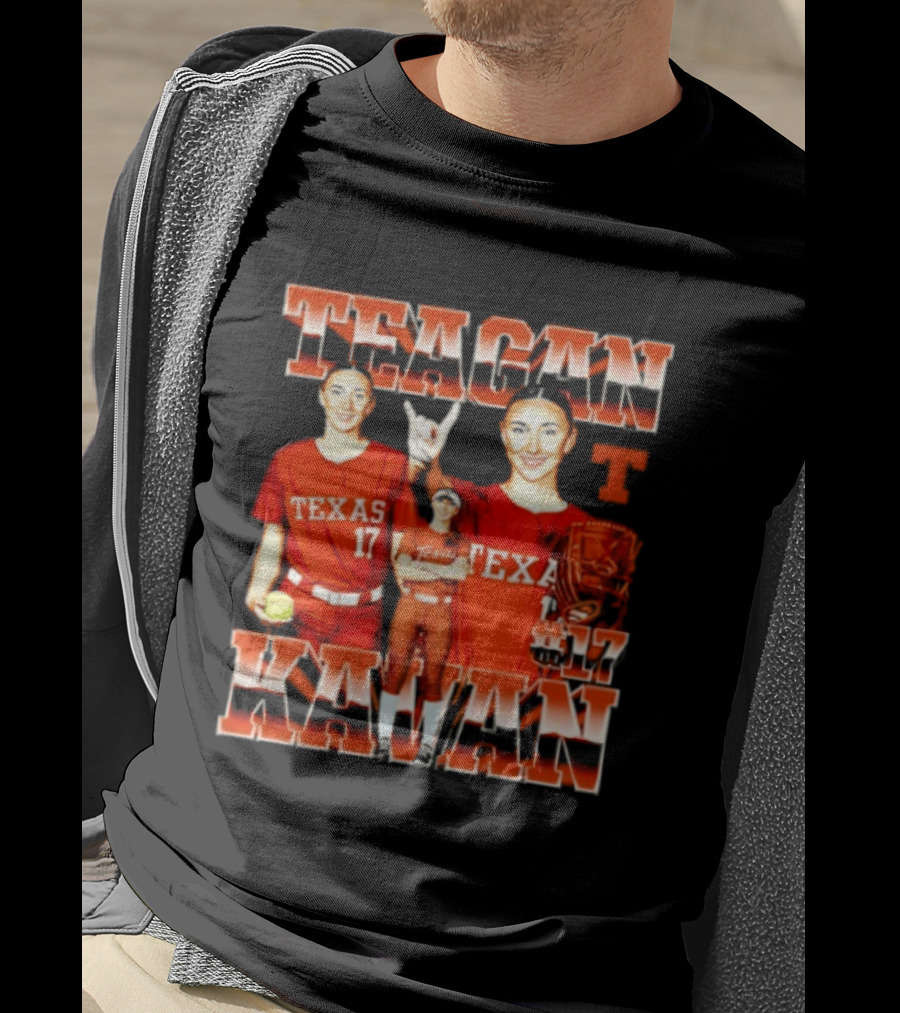 Teagan Kavan Texas 17 NCAA Softball Longhorns Player T-Shirt