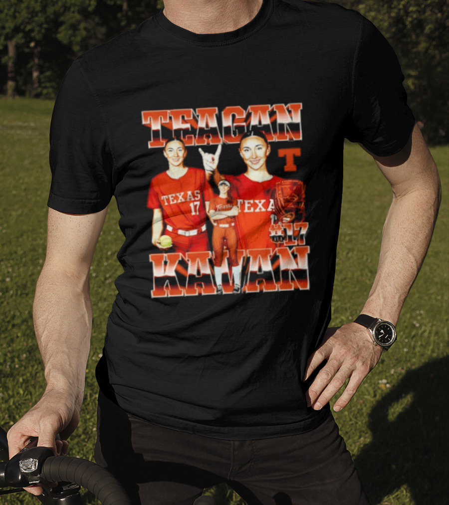 Teagan Kavan Texas 17 NCAA Softball Longhorns Player T-Shirt