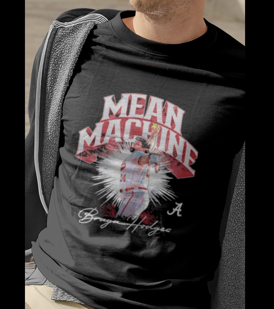 Mean Machine Braya Hodges Alabama Crimson Tide NCAA Softball T-Shirt