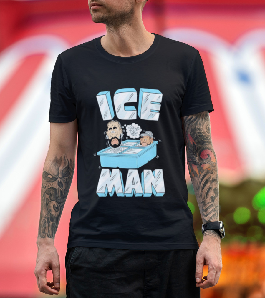 Iceman Fronko Musta Drew Diss Caricature Drake T-Shirt