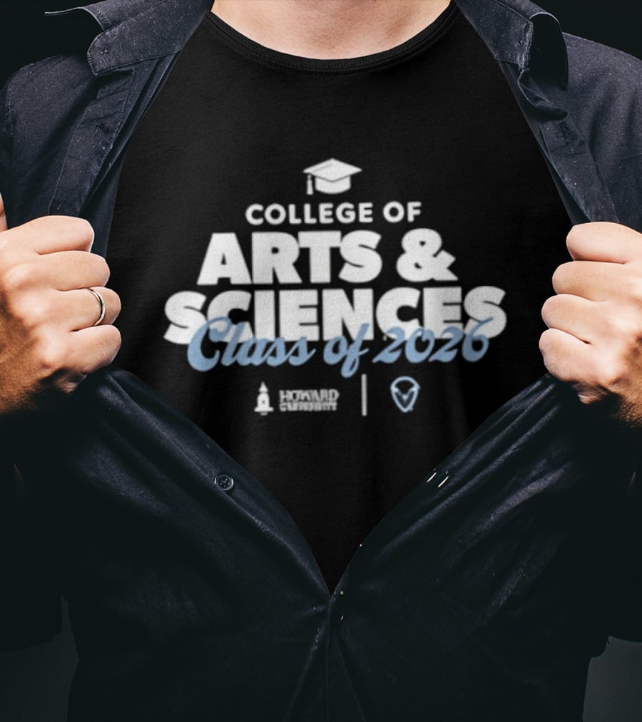 Howard University College Of Arts & Sciences Class Of 2026 T-Shirt