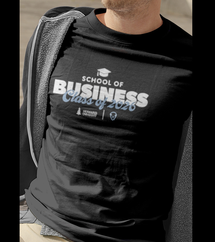 Howard University School Of Business Class Of 2026 Graduation Cap T-Shirt