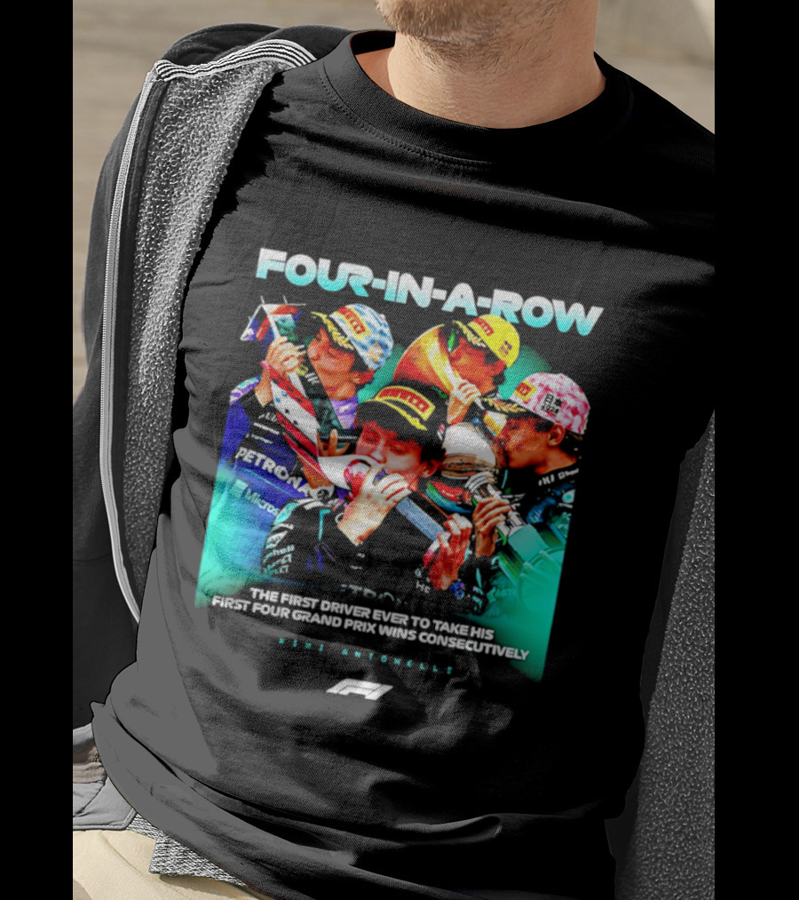 Kimi Antonelli Four In A Row First Driver Wins Consecutively Formula 1 T-Shirt