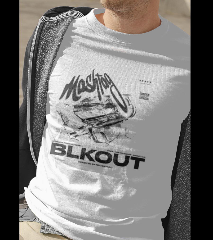 BLKOUT Machin Directed By Reggie Roo T-Shirt