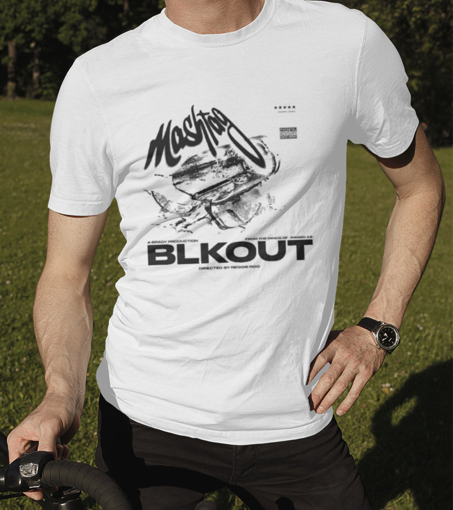 BLKOUT Machin Directed By Reggie Roo T-Shirt