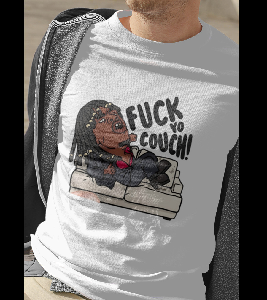 Chief Keef Fuck Yo Couch Illustrated Meme Drawing T-Shirt