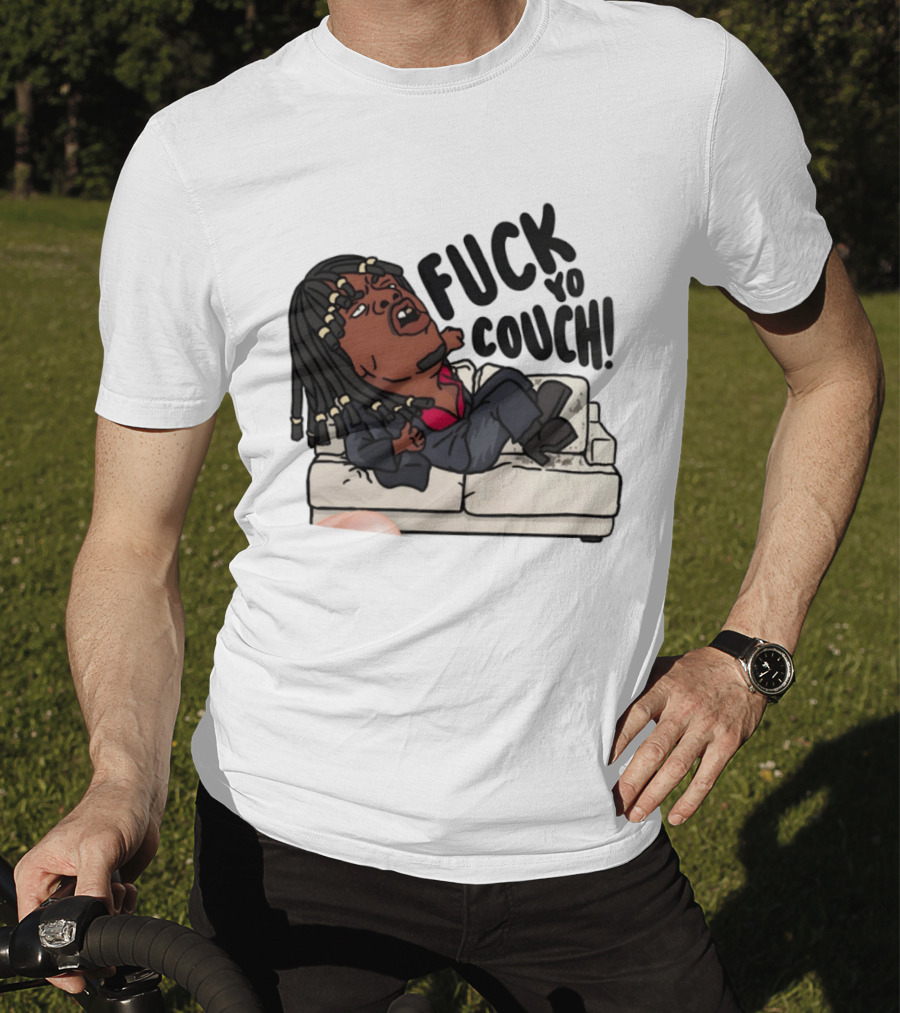 Chief Keef Fuck Yo Couch Illustrated Meme Drawing T-Shirt