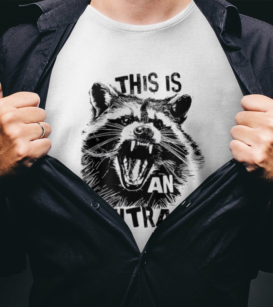 This Is An Outrage Angry Raccoon T-Shirt