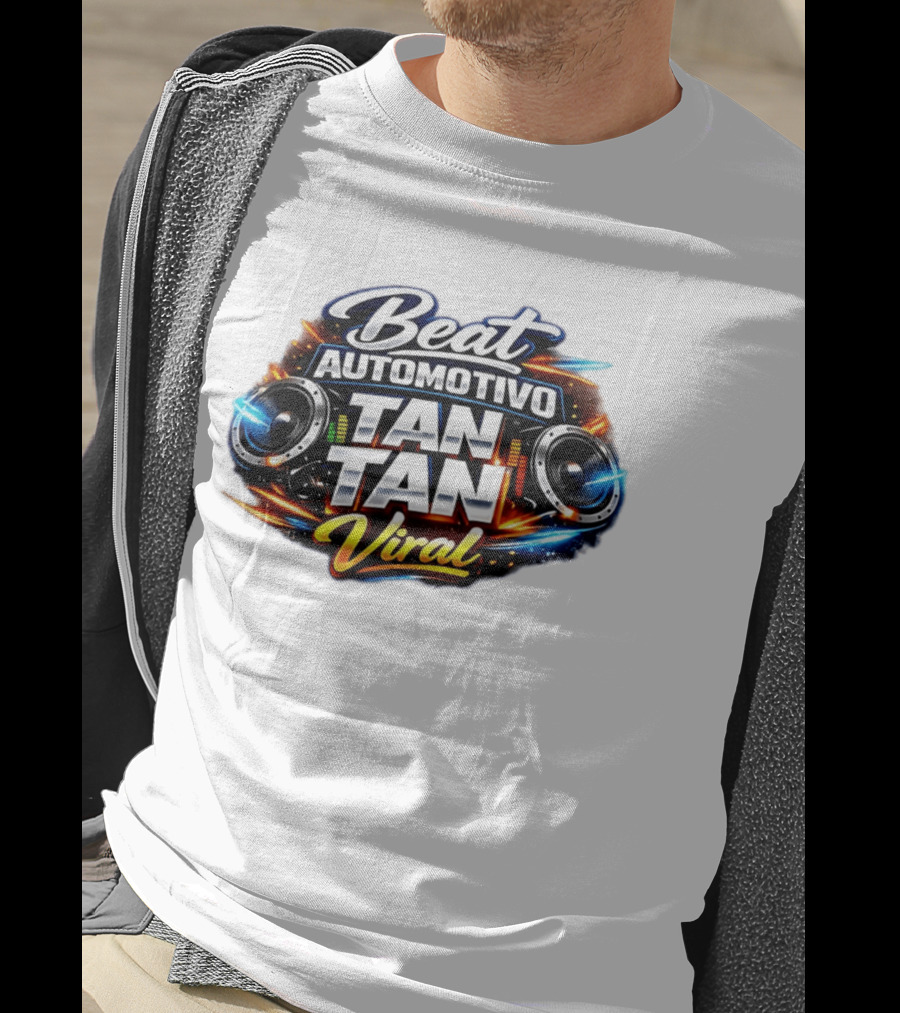 Beat Automotivo Tan Tan Tan Viral Audio Speaker Music T-Shirt