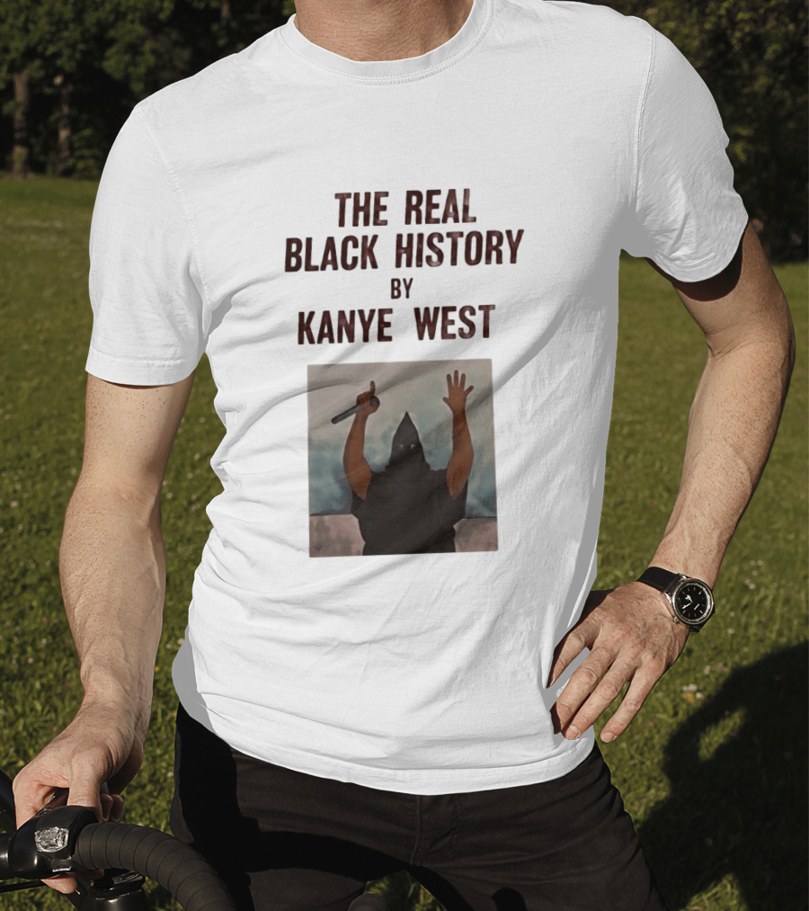 The Real Black History By Kanye West Mic Hands Up T-Shirt