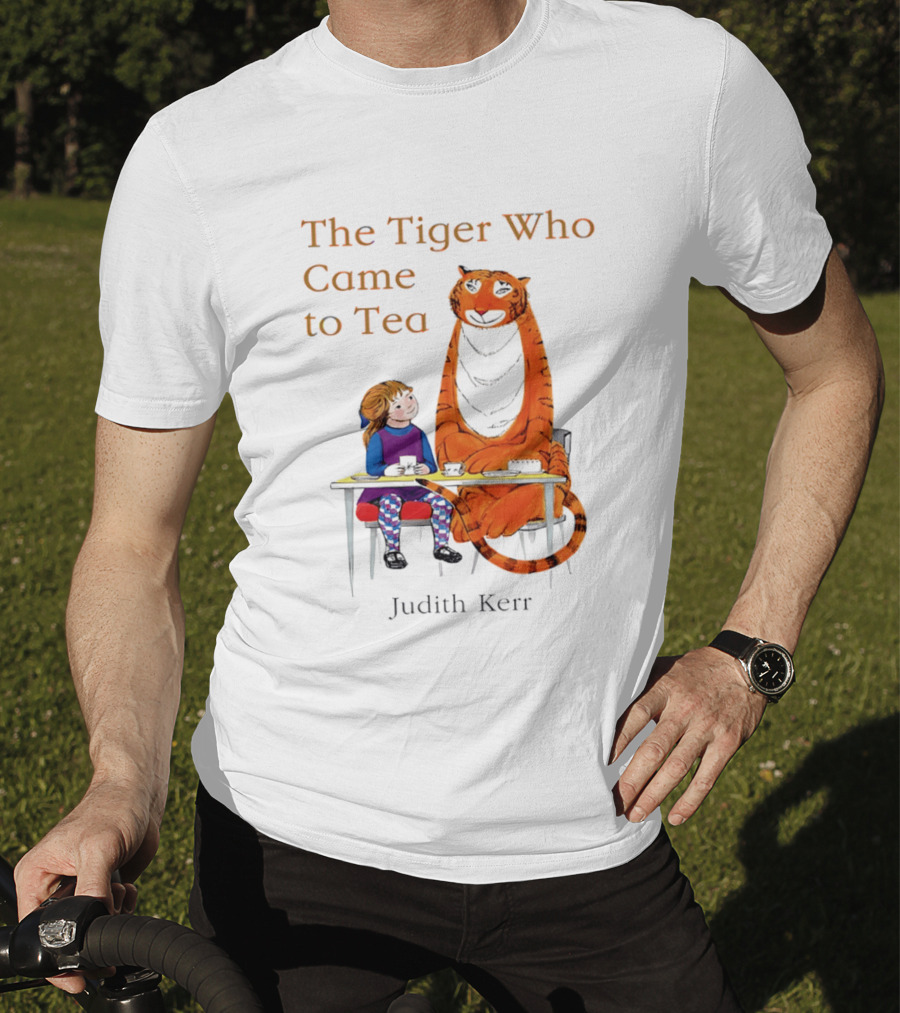 The Tiger Who Came To Tea Book Judith Kerr T-Shirt