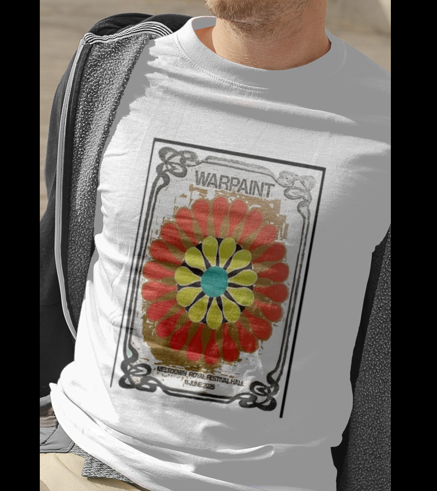 Warpaint Meltdown Royal Festival Hall June 11 2026 Flower T-Shirt