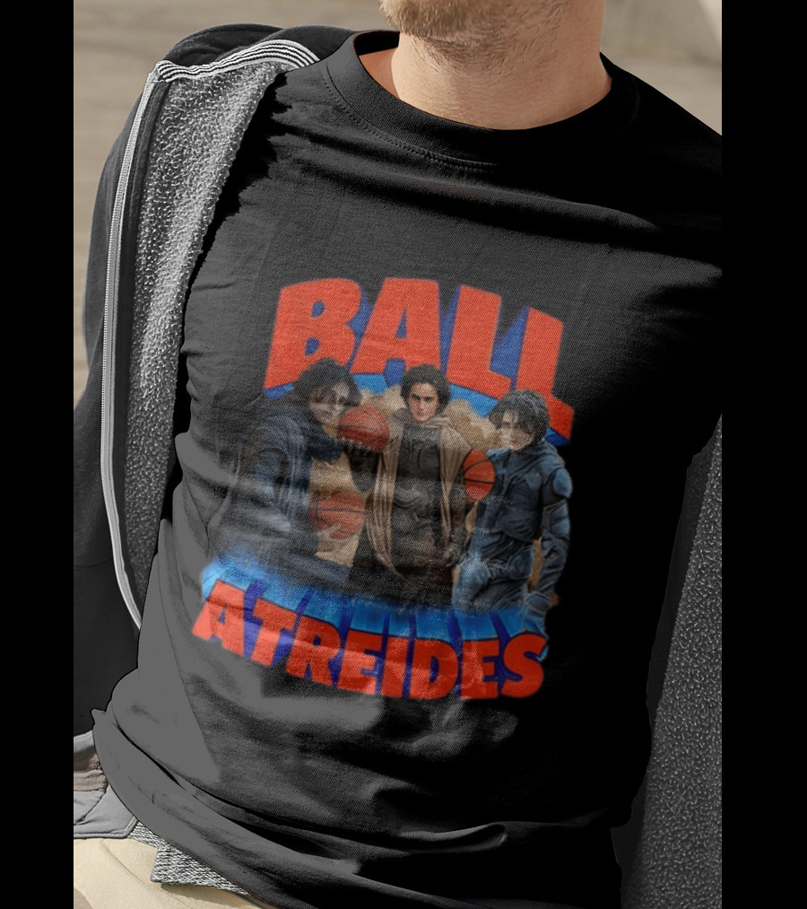 Ball Atreides Dune Timothée Chalamet New York Knicks Basketball NBA T-Shirt