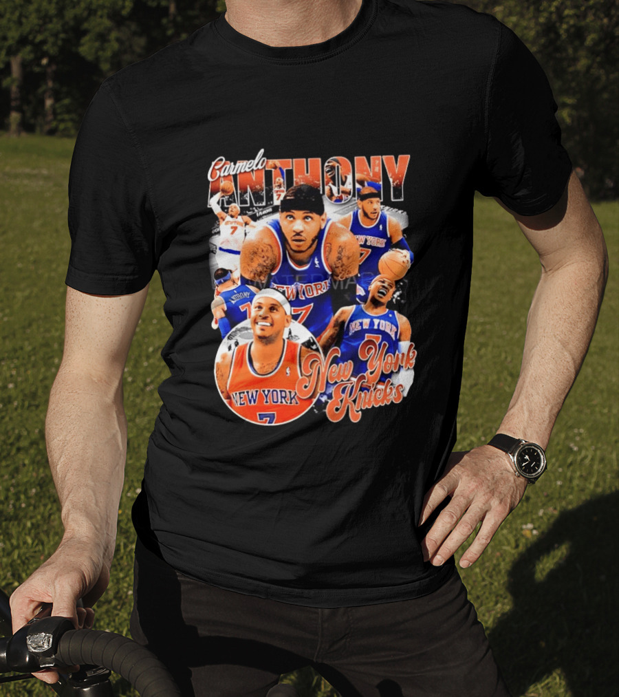 Carmelo Anthony New York Knicks NBA Basketball Legend Seven T-Shirt