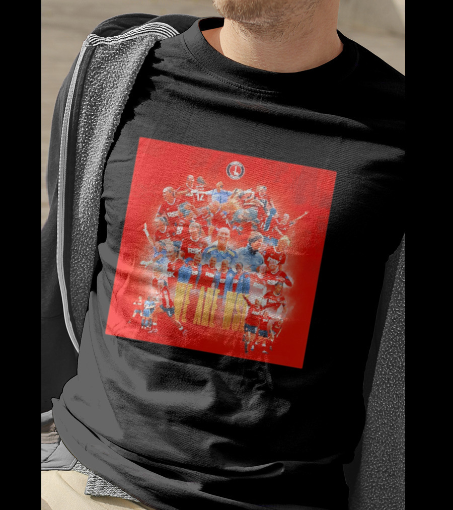 Charlton Athletic Women We Are WSL Team Celebration Montage T-Shirt