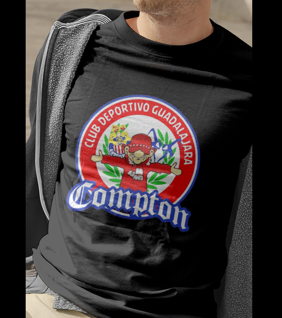 Compton Club Deportivo Guadalajara Rojiblanco T-Shirt