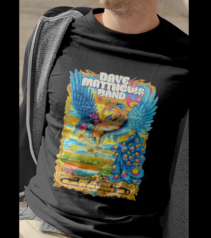 Dave Matthews Band May 26 2026 MidFlorida Credit Union Amphitheatre Tampa FL T-Shirt